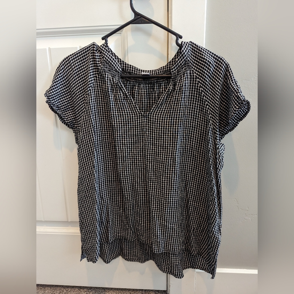 Checkered blouse